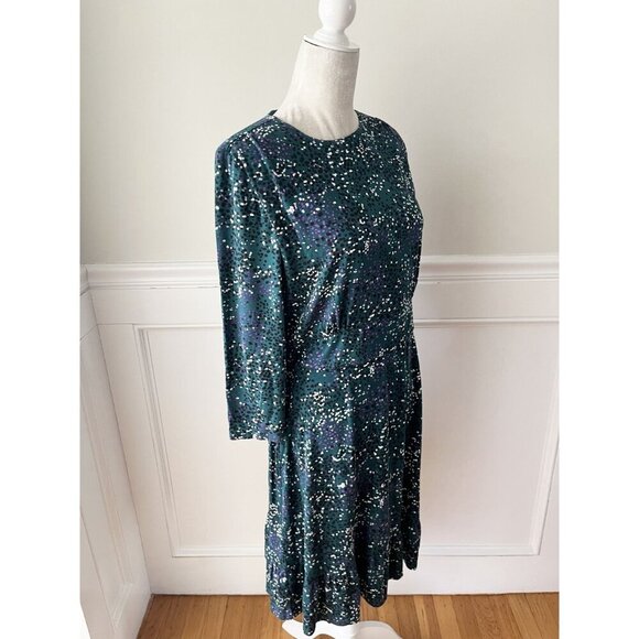 HOBBS LONDON Ami Printed Ruffled Hem Dress 12 - Picture 6 of 10